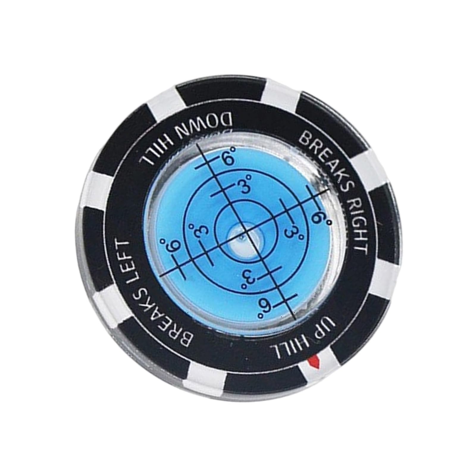 Buxuaaaa Accurate Golfs Ball Marker for Putting Skills Round Spirit Levels for Enhancing Accuracy Professional Golfs Gadget