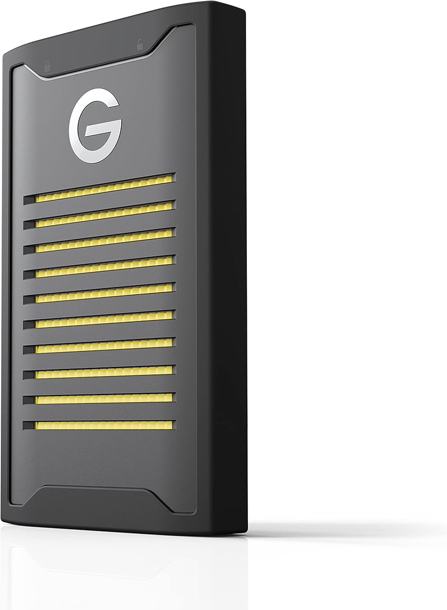 4TB G-Drive ArmorLock SSD - Encrypted NVMe Solid State Drive, 1000MB/s, USB-C, High-Level Security, Ultra Rugged - SDPS41A-004T-GBANB