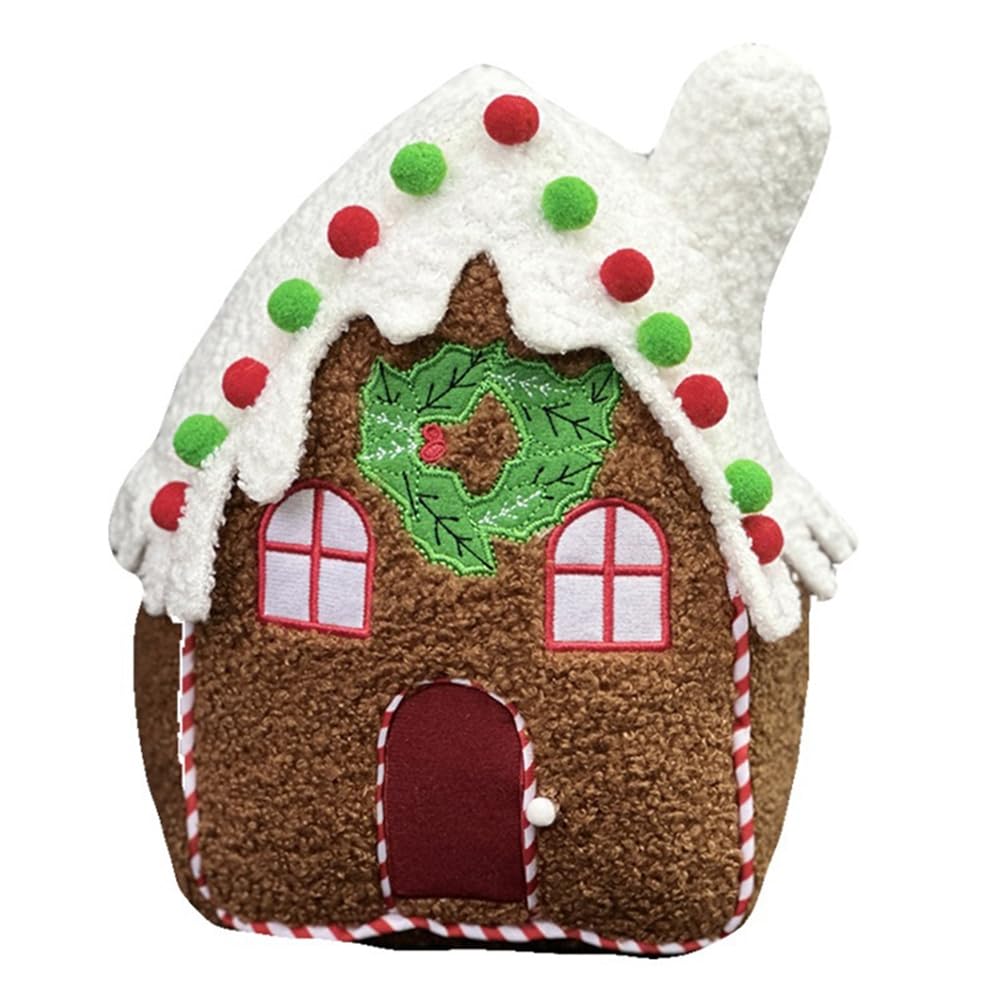Osmond Gingerbread House Plush Throw Pillow Gingerbread House Pillow Gingerbread Decoration Gift Office Home Decor