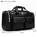 Men's Travel Bag Leather Cylinder Tote Cowhide Fashion Gym Shoulder Crossbody