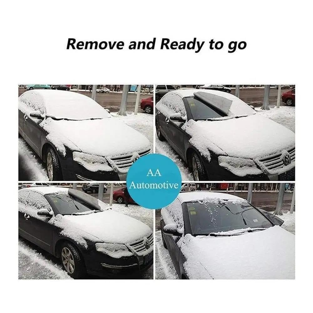 Housse de Protection pour Pare-Brise Housse De Pare-brise Anti-gel Pour Voiture Housse De Pare-brise Magnétique Pour Véhicule Protection Contre La Neige Glace Et Le Soleil Housse Anti-gel Protection P