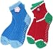 Womens Warm Slipper Socks Knitted Winter Socks with Grippers 6-pack By DEBRA WEITZNER