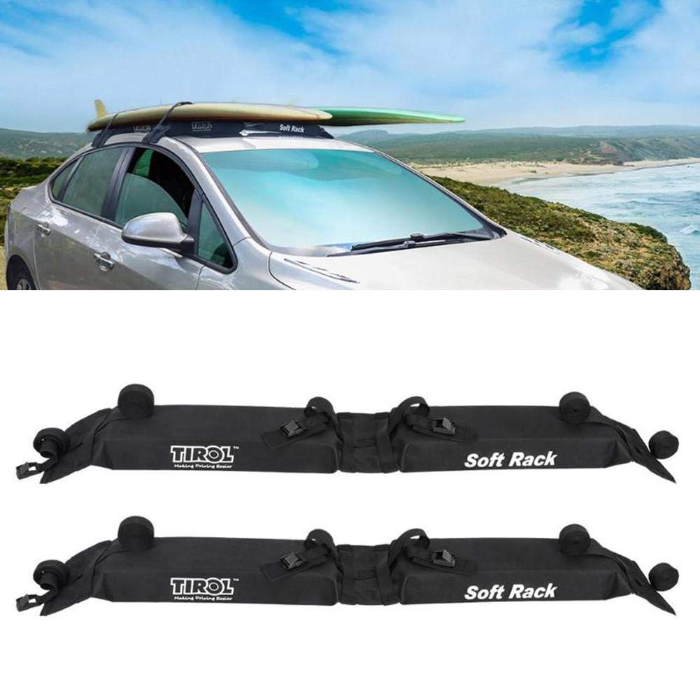 Buy Universal Roof Rack, 2PCS Foldable Car Soft Roof Rack Luggage