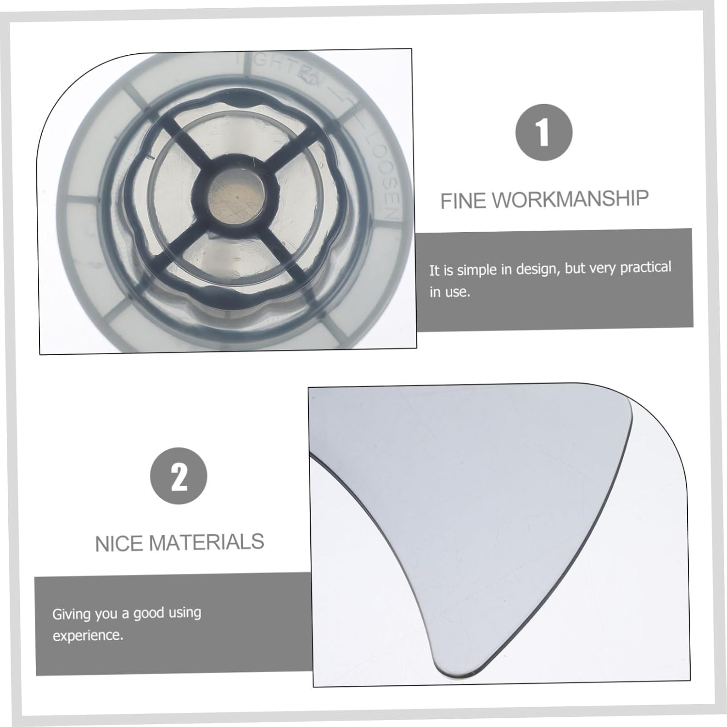 MAGICLULU Silent Fan Replacement for Household Table and Standing Fans As Material Easy Installation Lightweight Sturdy Convenient Cleaning Quiet Operation