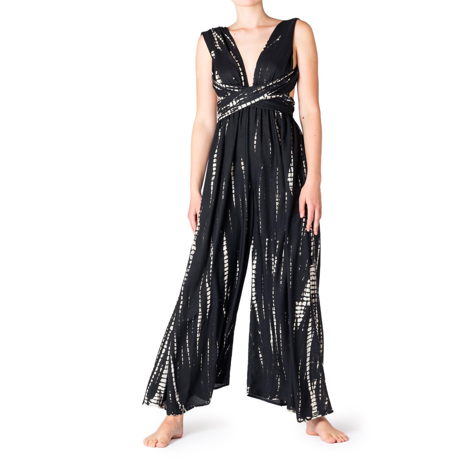 PANASIAM Infinity Trouser Dress Tie-Dye - Elegant Women's Batik