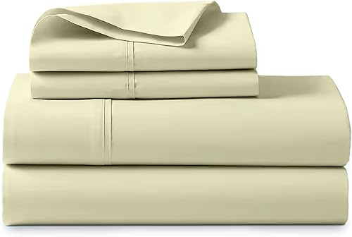 Vista 34 de Juego de sábanas egipcias de 800 hilos, 100% sábanas egipcias, tejido de satén suave y sedoso, juego de 4 piezas, 100% algodón egipcio, caída