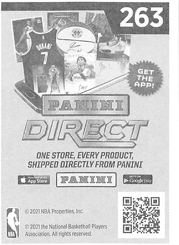 Miniatura 2 de 2020-21 Panini Stickers #263 Ben Simmons FOIL/Star Player Official NBA Basketball Album Sticker Measuring 2.75 inch tall X 2 inches wide in Raw (NM