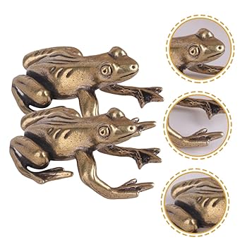 ミュージカル　フロッグスヴィンテージバンド　ブロンズ　カエル　置物　3個 ミュージカル フロッグスヴィンテージバンド ブロンズ カエル