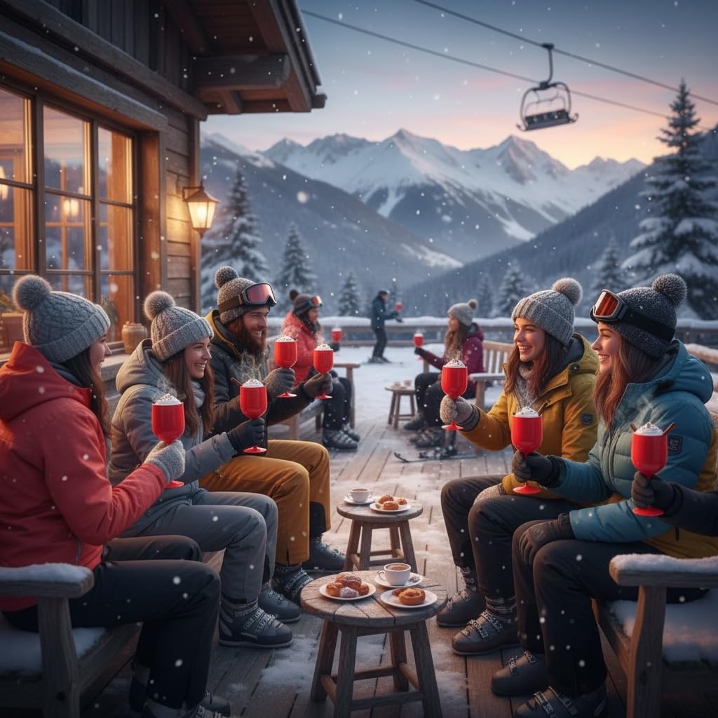 FOX & GRAPES Plastic Stemmed Wine Glasses | Unbreakable/Shatterproof, Reusable, Food Safe, Dishwasher Safe, For Birthday and Party, 16oz (Red, Set of 12)