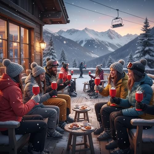 Miniatura 4 de FOX & GRAPES Copas de vino de plástico con tallo  irrompiblesinastillables, reutilizables, aptas para alimentos, aptas para lavavajillas, para