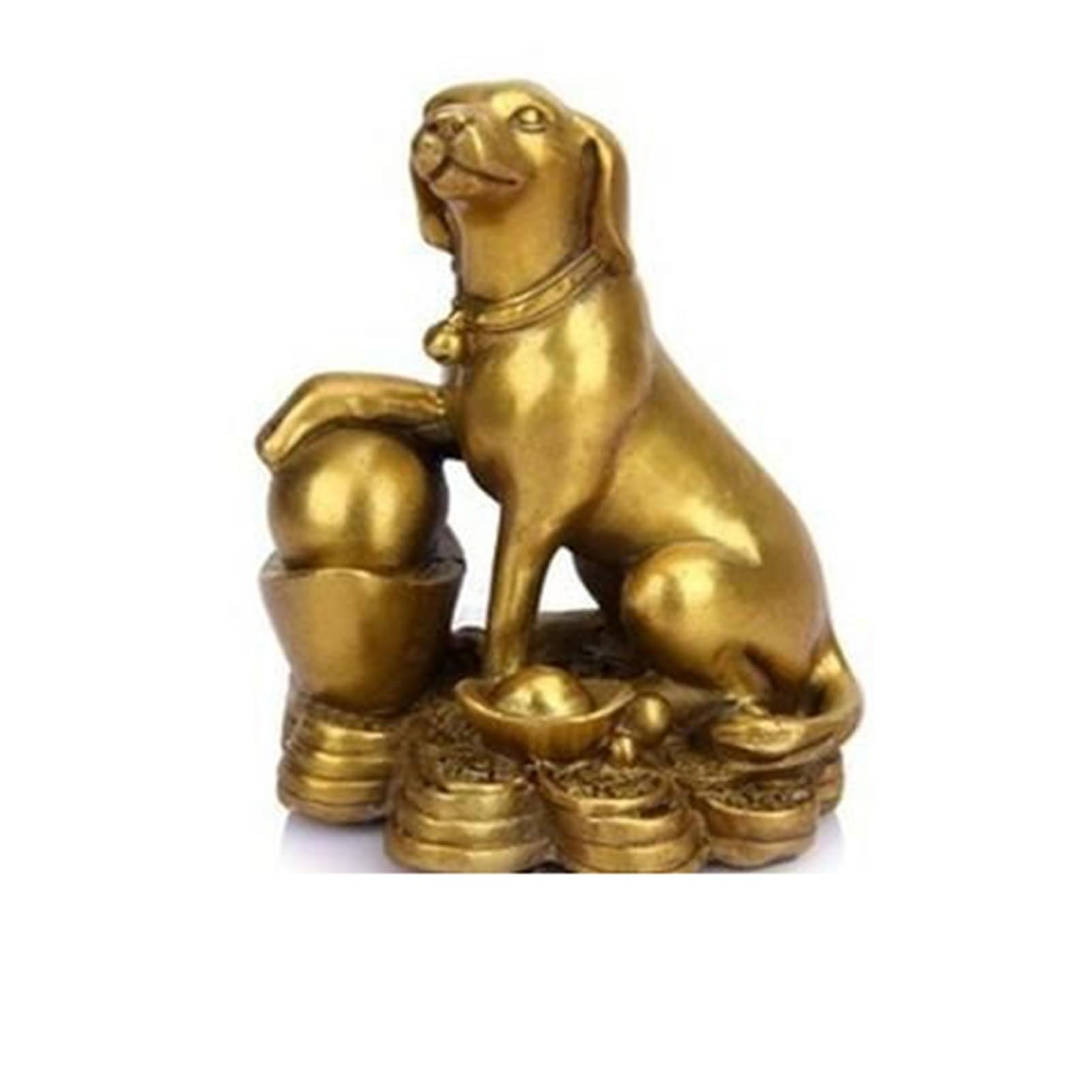 Amazon.co.jp: 干支 いぬ イヌ 置物 銅製 戌 犬 元寶 風水グッズ 風水