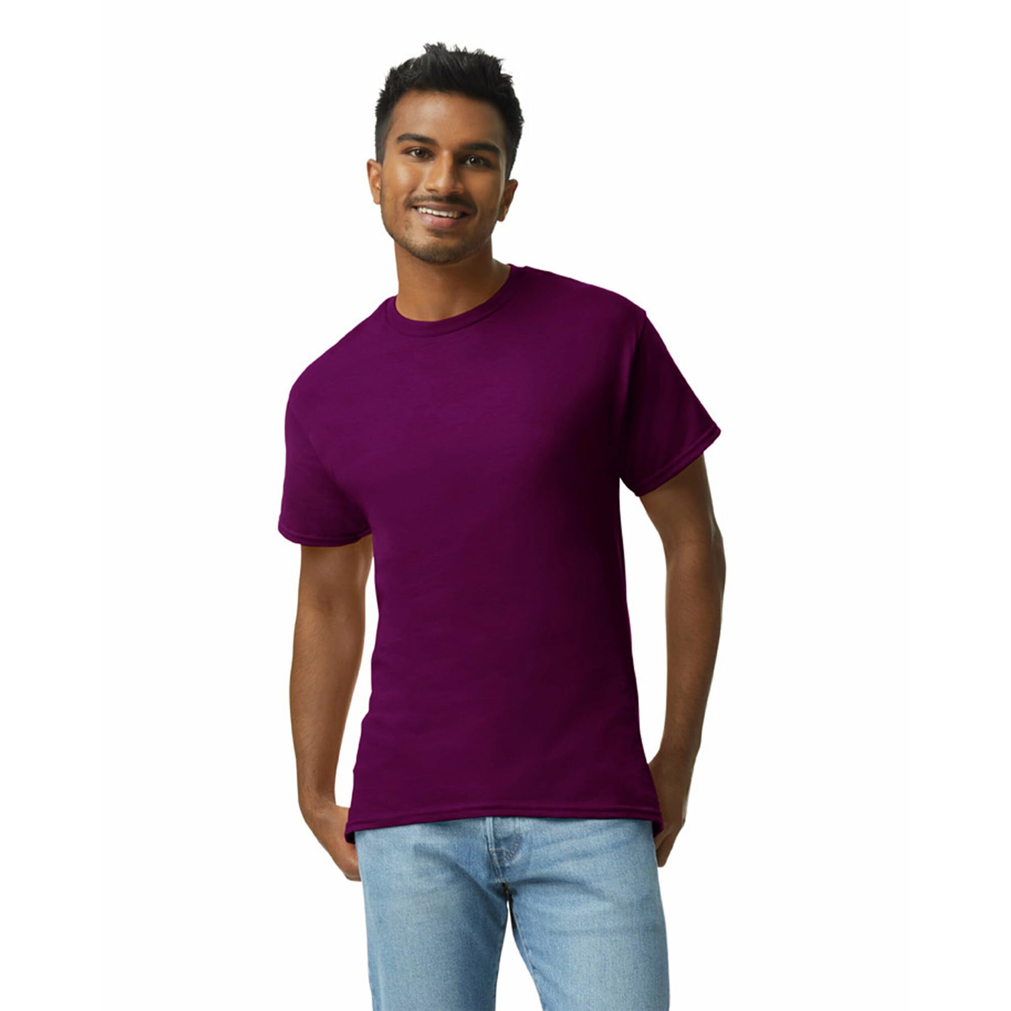 Gildan T-Shirt in Cotone Ultra Cotton, Modello G2000 Maglietta Uomo (Pacco da 10)