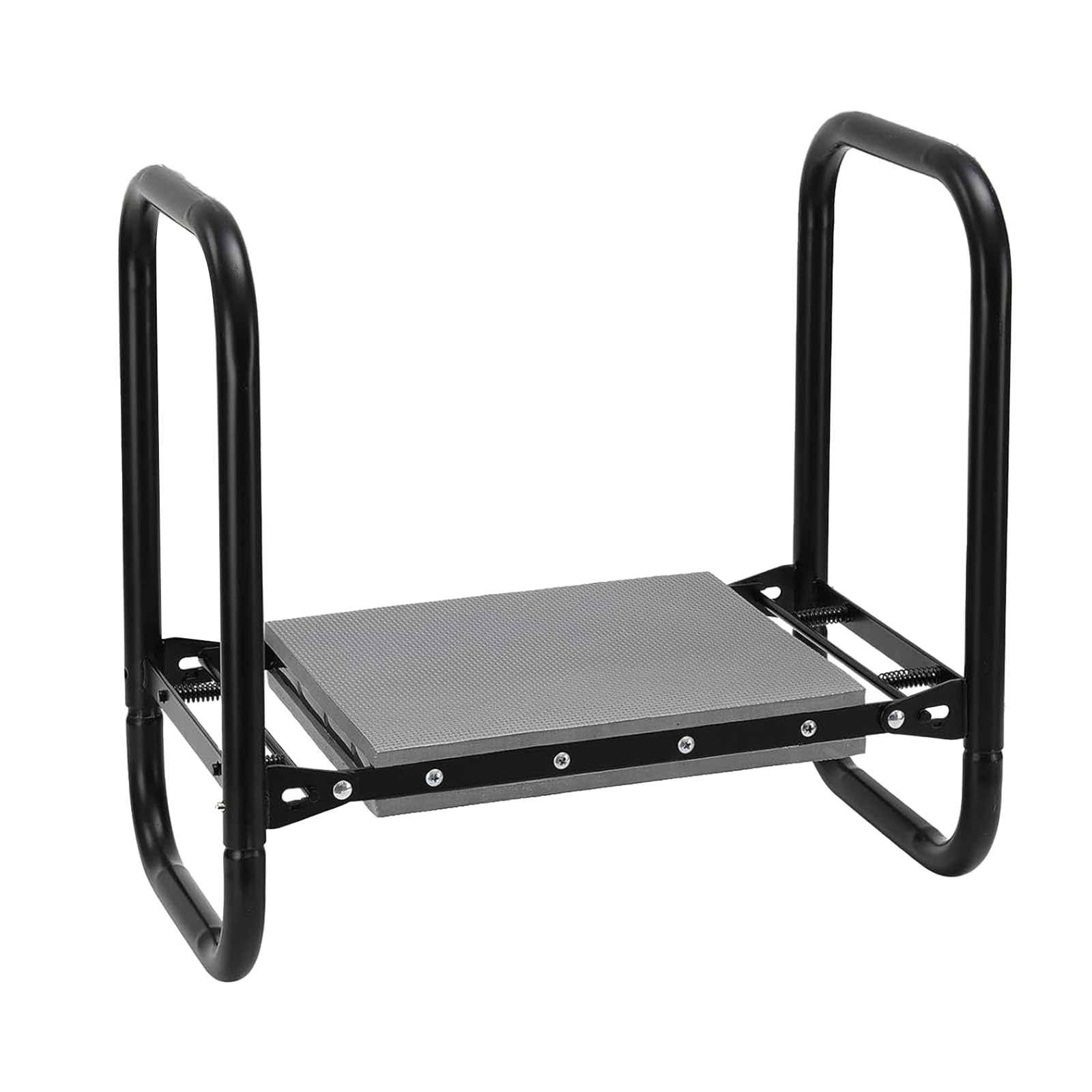 Tabouret de Jardin Pliable, Banc Agenouilloir avec Coussin de Confort de 5 cm d'Epaisseur, Capacité de 180 kg pour Jardinage Banc de Jardin pour Seniors, Femmes, Hommes/Noir