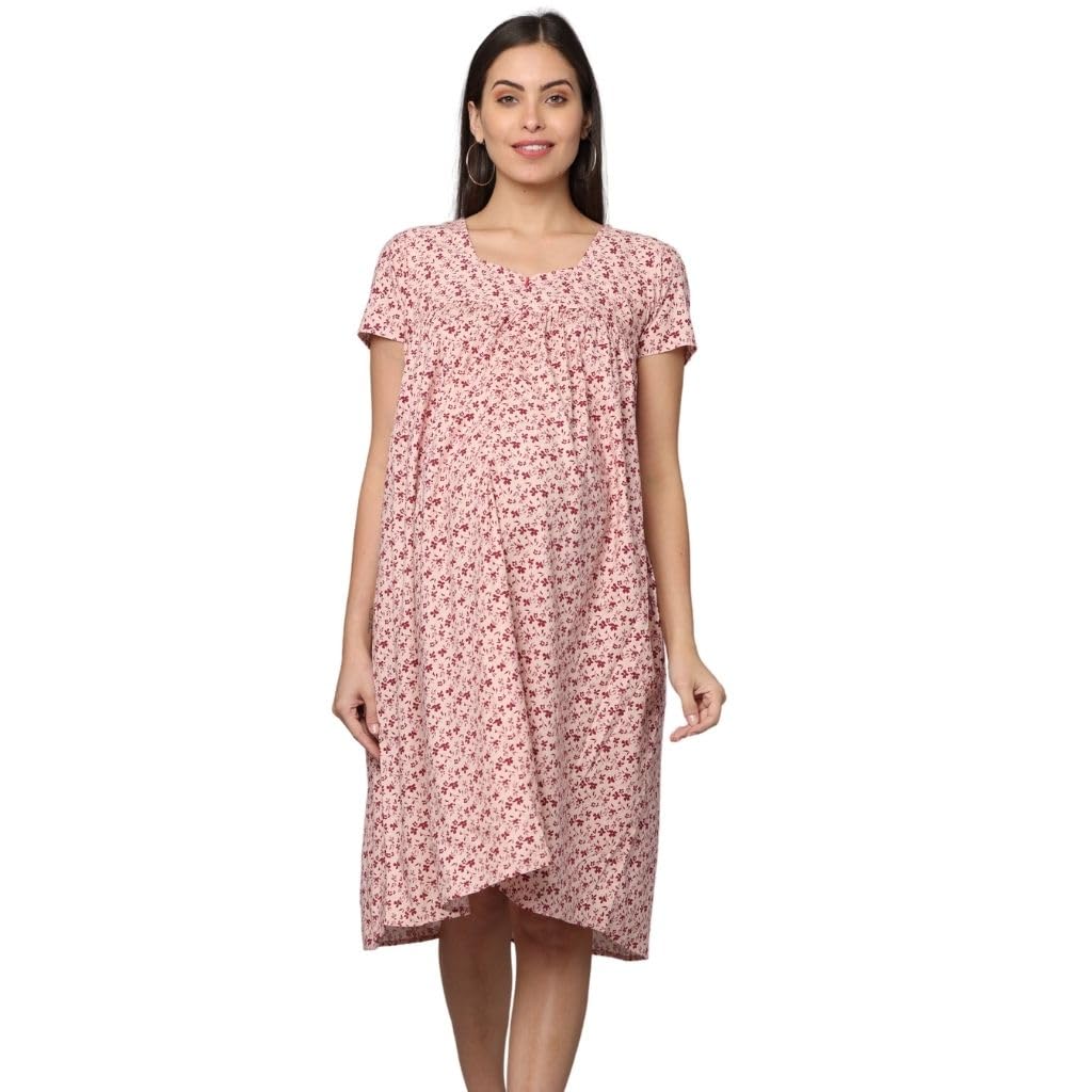 morph maternity | Maternity Dresses for Women | Fits During Pregnancy & Post Pregnancy | Back Tie to Adjust-picture-0