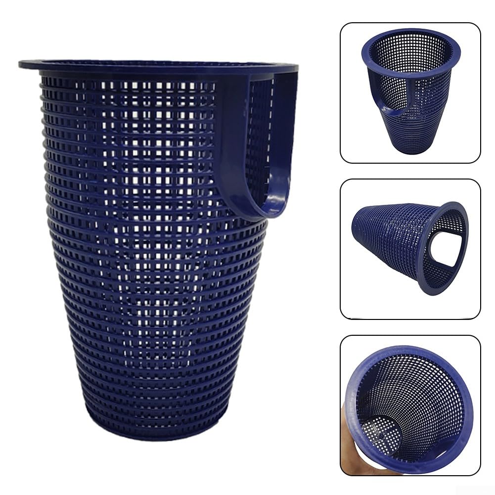 Pool Skimmer Basket Replacement - Blue Plastic Pump Strainer Basket For Swimming Pool Filters, 20x14.5x14.5 Cm - View #8