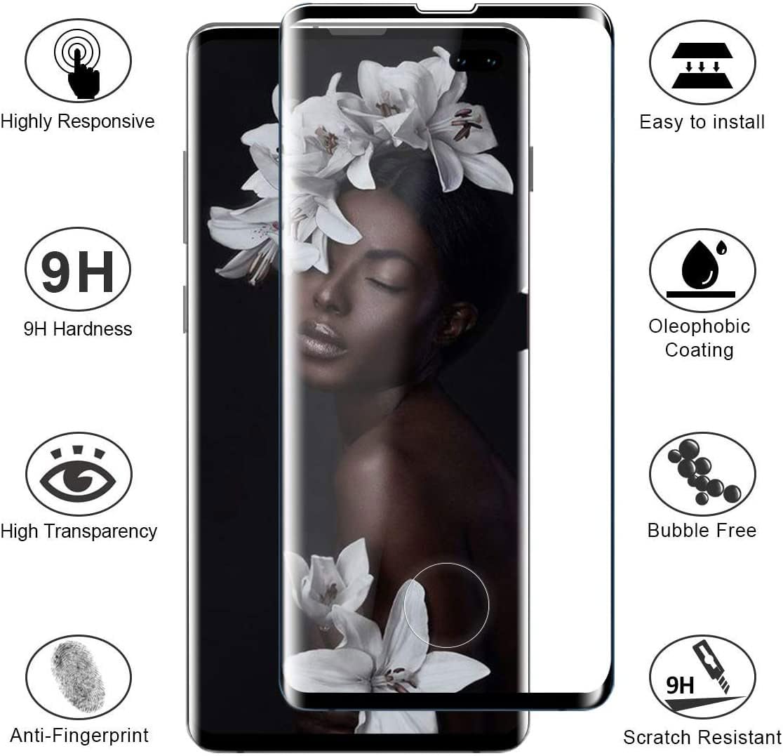 Do etui na telefon Realme 12 Pro i ochraniacz ekranu, czarna modna miękka obudowa TPU odporna na wstrząsy + [4 opakowania] folia ochronna ze szkła hartowanego HD do Realme 12 Pro (6,7 cala) -