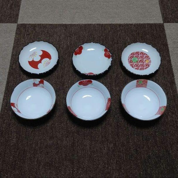 Amazon.co.jp: 波佐見焼 花ゆう 小鉢3枚 小皿3枚 セット_0809z