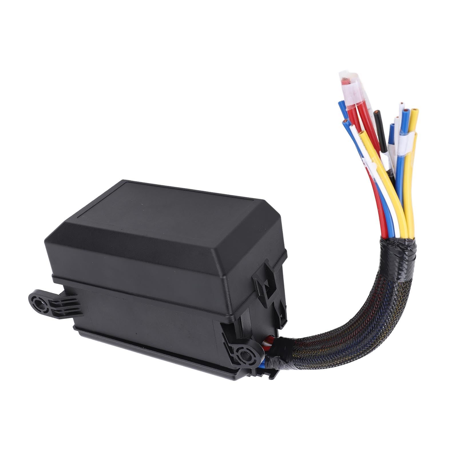 Scatola relè Fusibili 12V, Relè Scatola Fusibili Automobilistici Precablata con Blocco a 6 Slot, Alloggiamento Termoplastico in Plastica, 40A, per Auto Camion Barche Marine