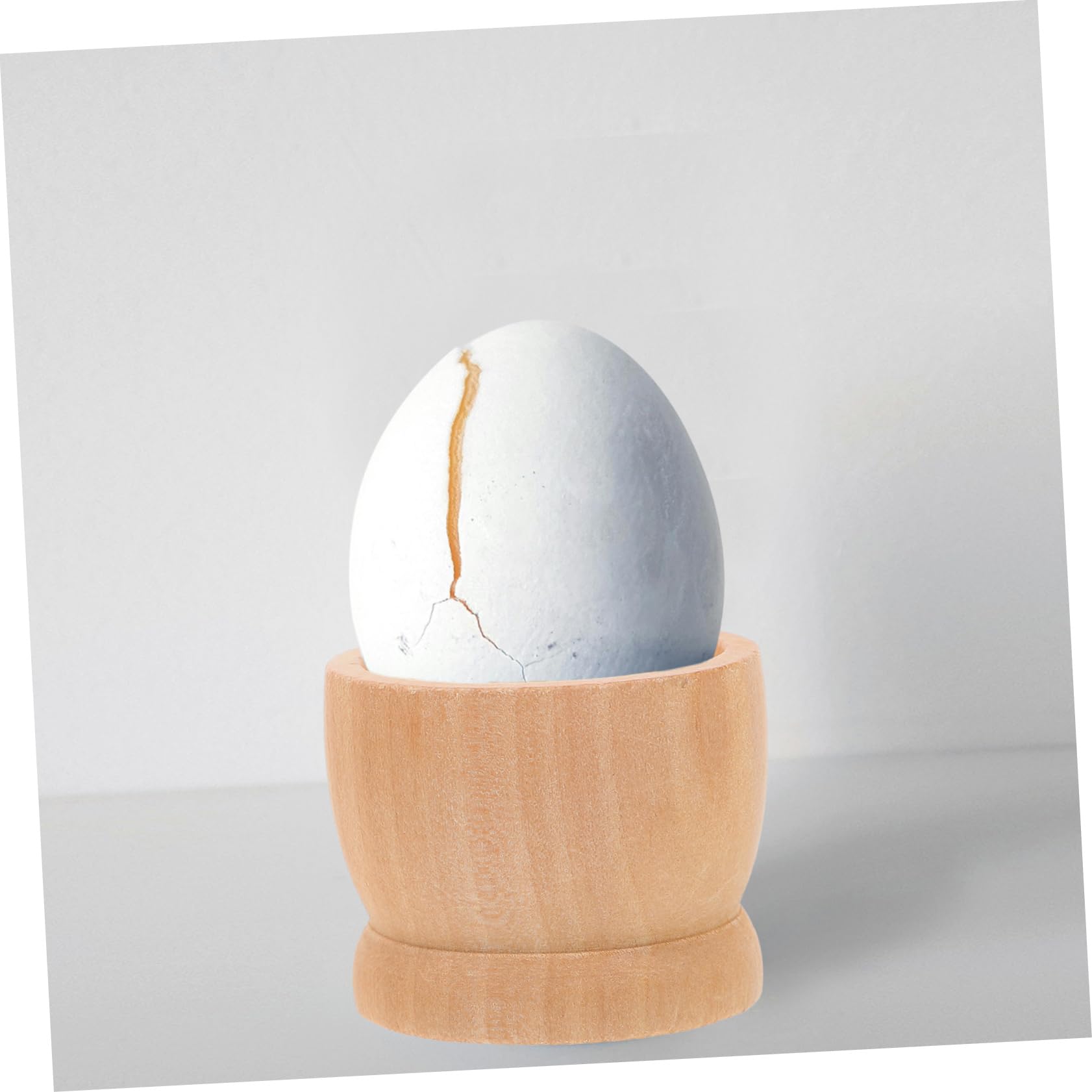 SEWACC 45pièces Support à Œufs Bois Naturel Lot de Coquetiers pour Décoration De Pâques Base Bois pour De Pâques Accessoire De Fête Charmant Et Pratique