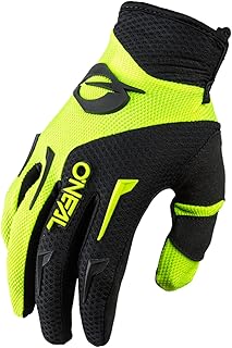 O'NEAL Men’s Motorcycle Gloves, Motocross Gloves, MX MTB DH FR Downhill Freeride, Durable and Flexible Materials, Ventilated Palm, Element Glove
