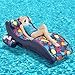 Sunikko X 2-in-1 Pool Floats Adult Luxury Inflatable Lounge Chair with Headrest and Cup Holders, Extra Large Float for Lounging, Pool Parties, Hawaii Style, 73