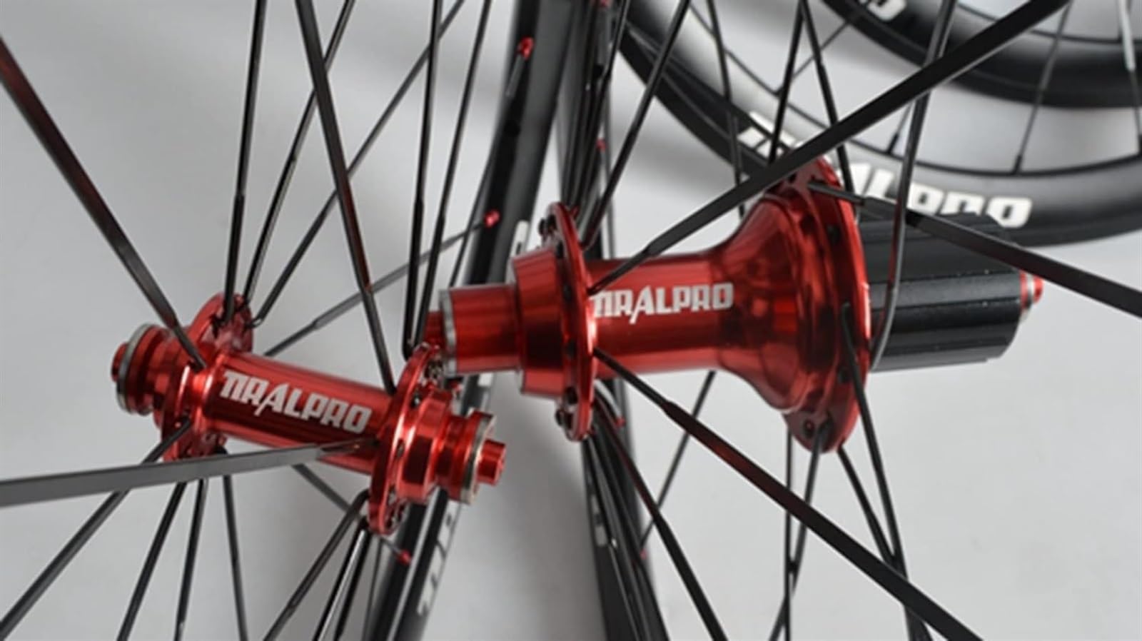 Ruedas Juego de Ruedas for Bicicleta de montaña Llanta de Bicicleta Freno en V Ruedas MTB Perno en buje de Eje sólido (Color: Negro 1 Pieza (Color : 20'' Red)