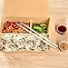 Restaurantware-Bambuddha 9.5 Inch To Go Chopsticks, 100 Durable Bamboo Chopsticks - With Paper Band, Bamboo Premium Chopsticks, For All Kinds Of Foods, Ideal For Cafes And Restaurants