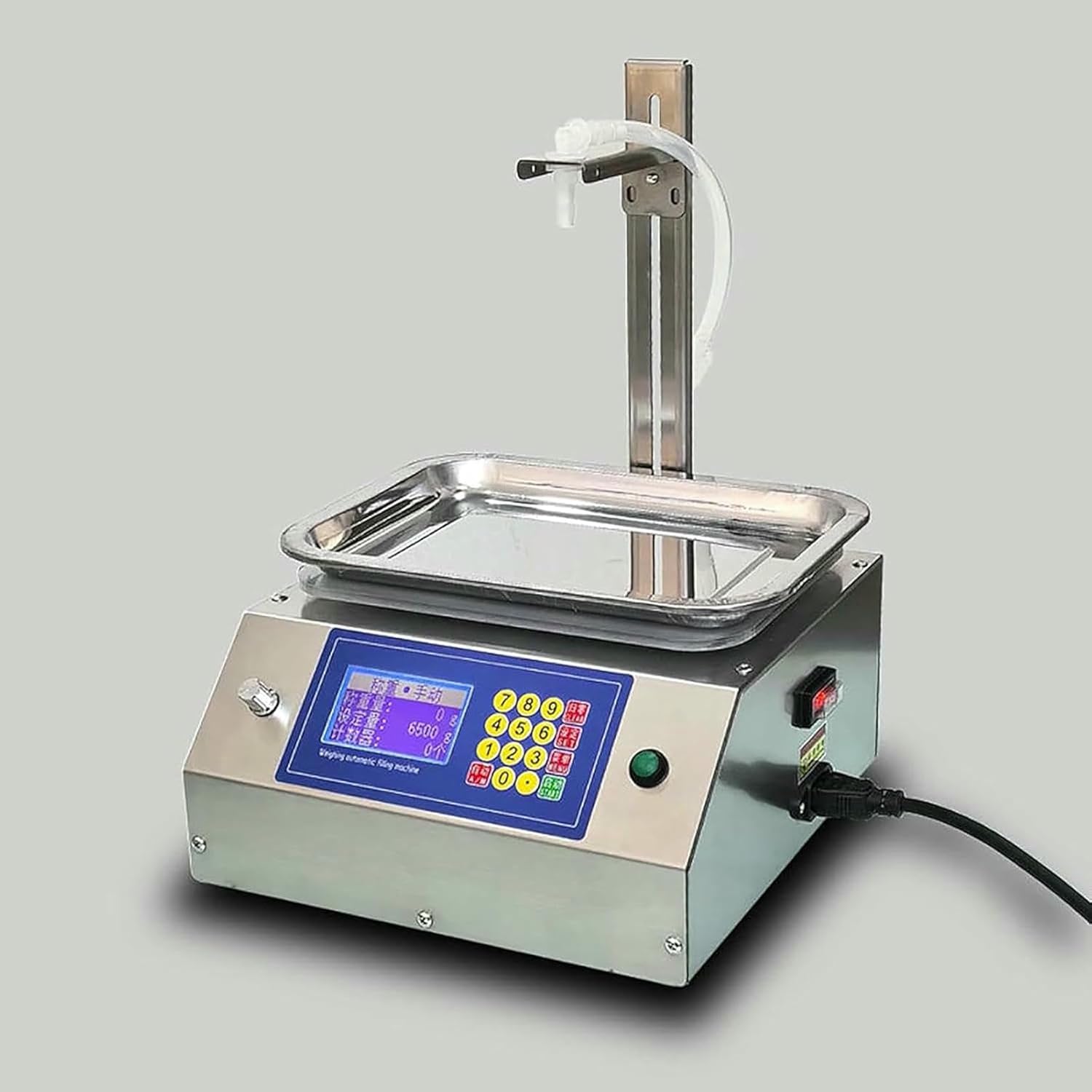 Liquid Filling Machine Bottles Filling, Magnetic Pump 6500 Ml/min, 10 G-8 Kg, Digital Control Filling, for Perfumes, Water, Juices, Essential Oils ~/