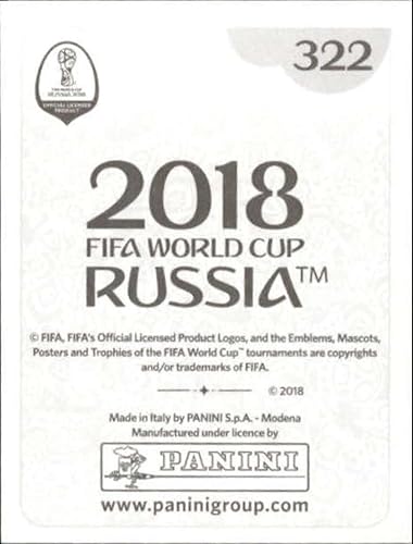 Miniatura 2 de 2018 Panini World Cup Stickers Russia #322 Luka Modric