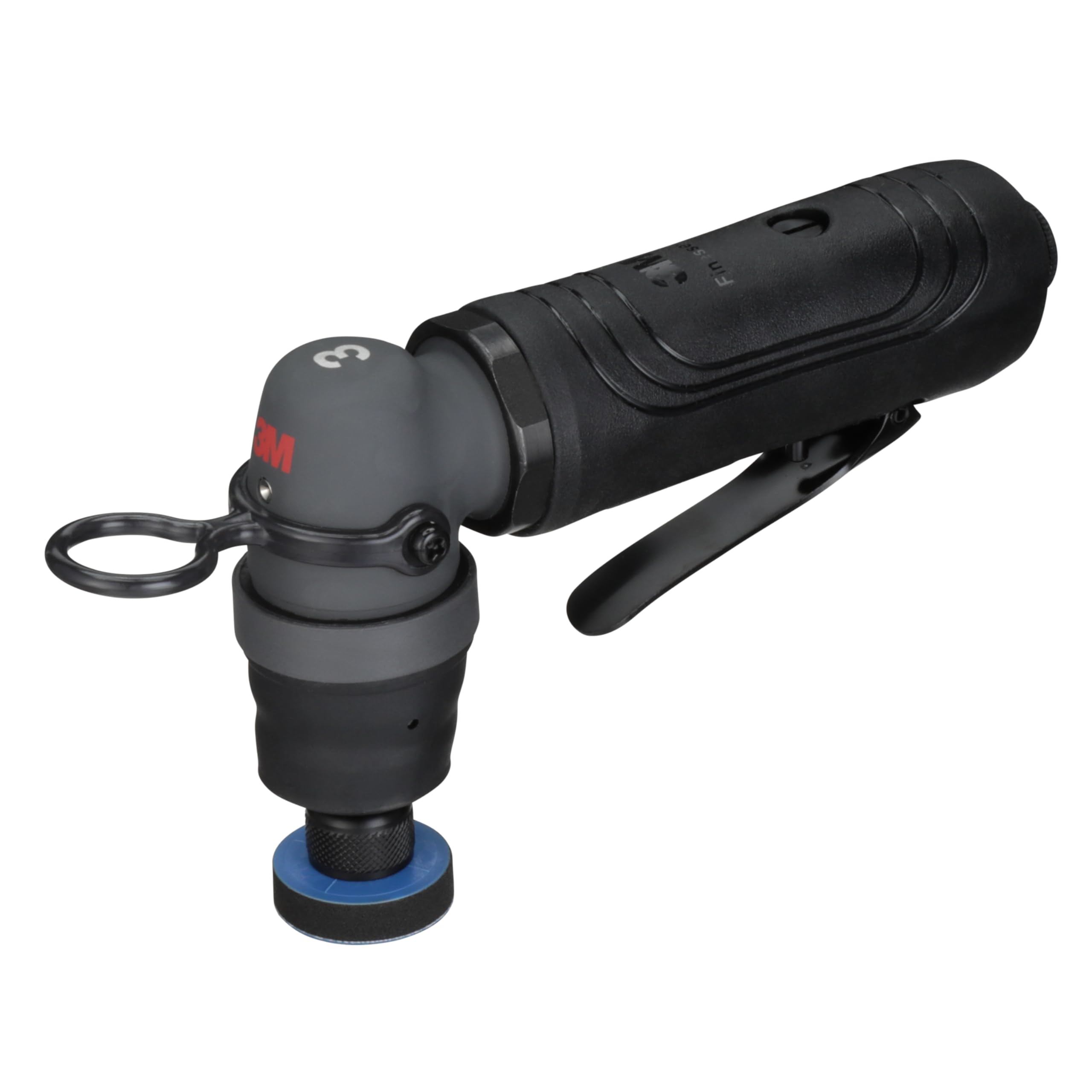 3M Finesse-it Pneumatic Orbital Sander, 65993, 1-1/4 in (32 mm), 1/8 in (3 mm) Orbit, for Automotive Paint Perfection, Compact, Lightweight, Maximum Control