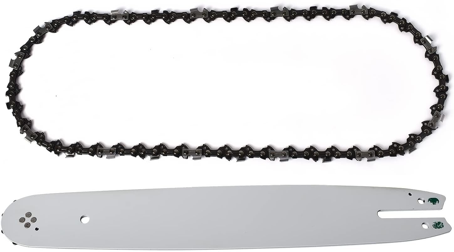 14-inch Chainsaw Guide Bar with Saw Chain 3/8 LP 50 Section Saw Chain for STIHL MS170 MS180 MS250
