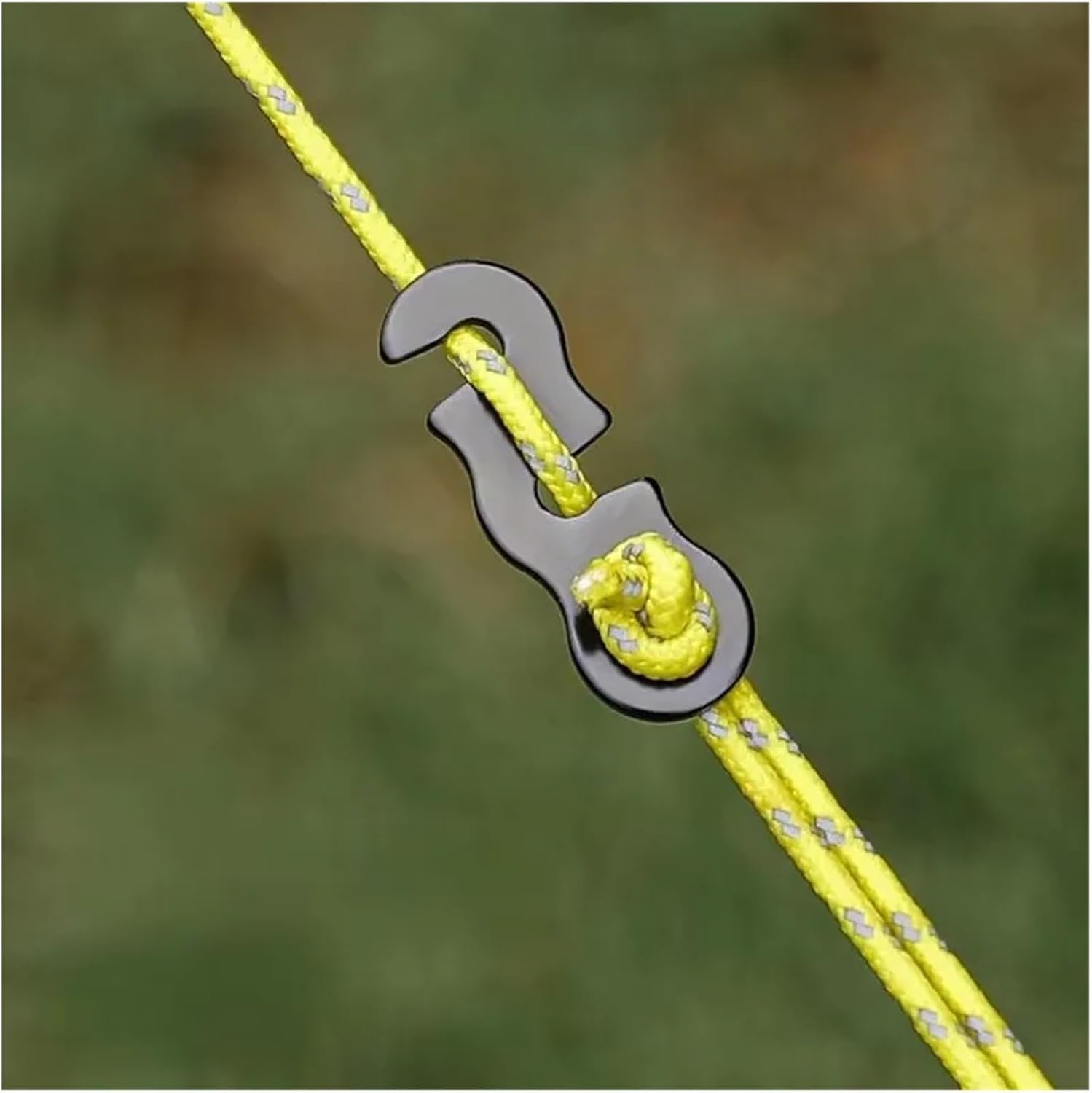 Guyline Tensioner Outdoor Adjustable Camping Tent Rope Hook S-Type Tension Regulator Fastener Set Fastening Accessories 30-Piece for Rope Tension Adjustment(Orange)