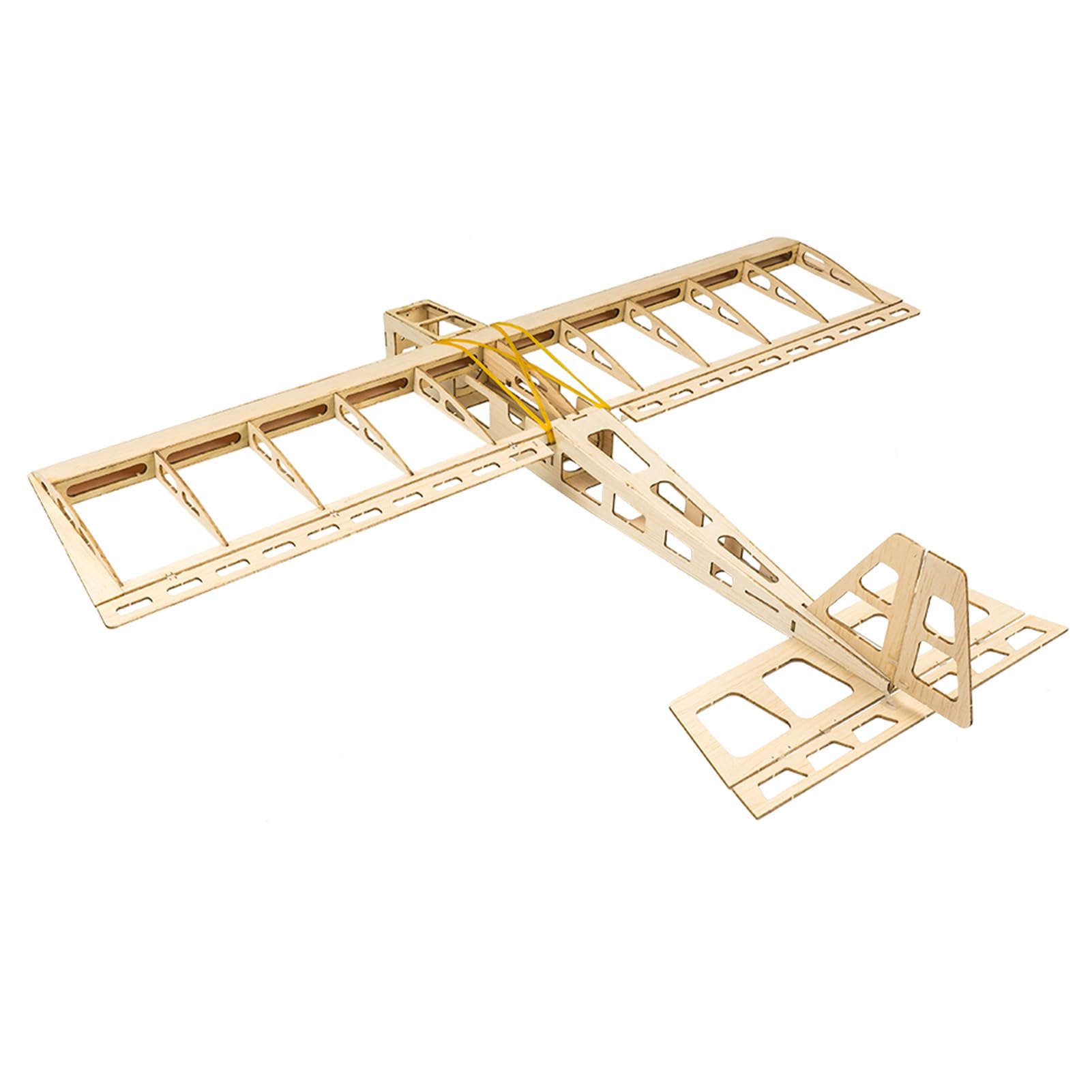 Balsa Model Samolotu Samolot Balsa Samolot RC Latająca Zabawka 580mm rozpiętość skrzydeł Wycinana Laserowo Zestaw Elektryczny z Silnikiem Bezszczotkowym Serwo ESC 10A dla (Typ ZESTAWU)