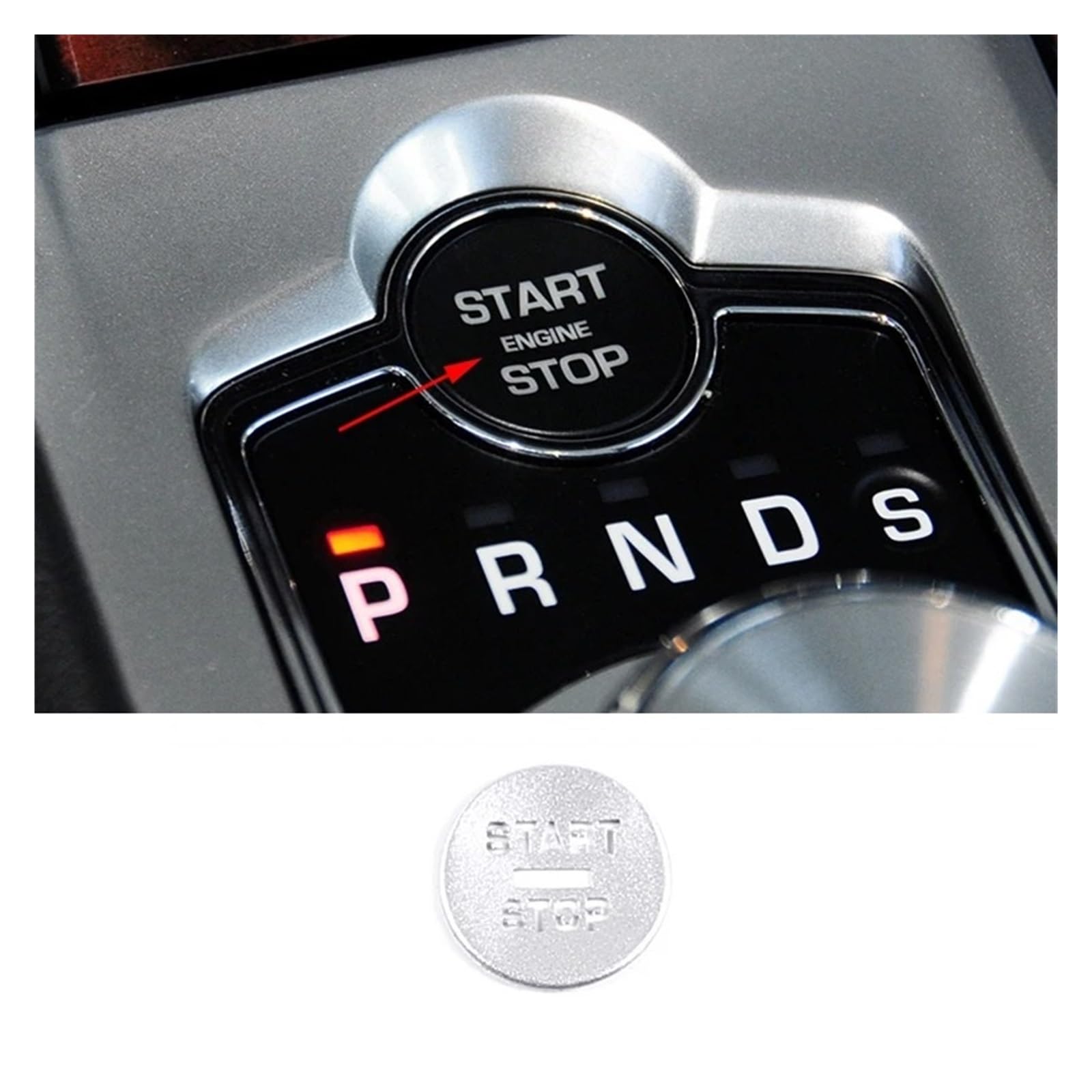Interior Mouldings for Jaguar XF 2012 2013 2014 2015 Car Central Control Air Conditioner Multimedia Button Stickers Interior Accessories Car Accessory(A)