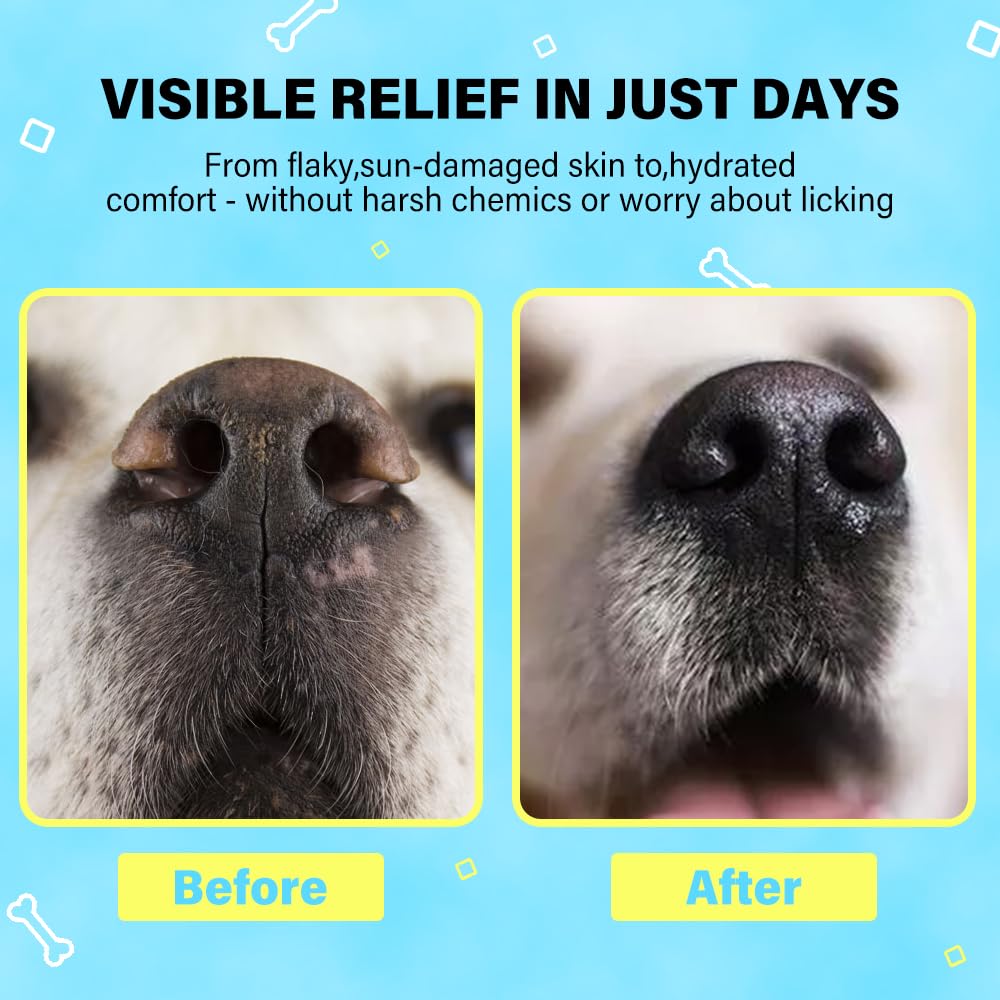 Amazon | ペット用日焼け止め、犬猫用紫外線防止鼻クリーム、SPF25、シ