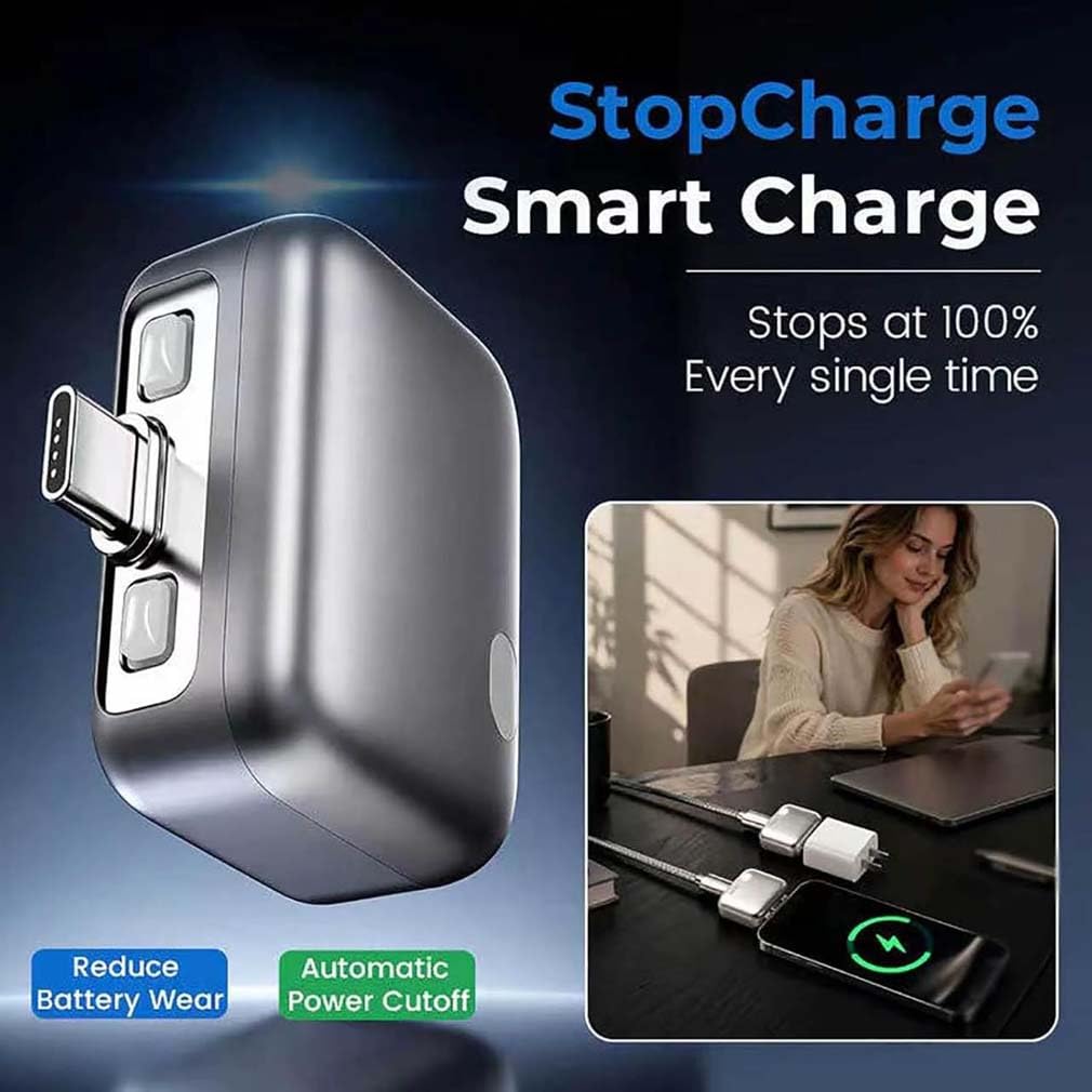Smart Auto Stop Charging Adapter, Stop Charge Smart Charger, Auto Disconnect Charging Cable Protector, 140w Fast Charging Smart Power Splitter Adapter, Overcharge Protection Adapter for Phone Tablet — Amazon image 2