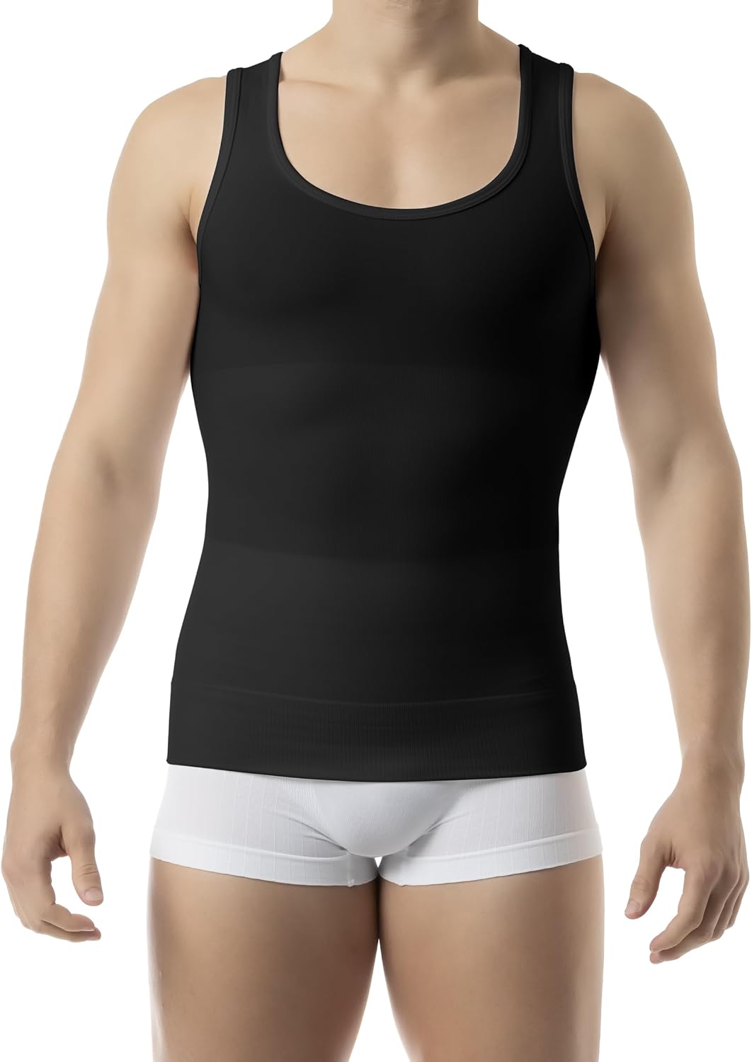 Farmacell Compression Vest Men, Cotton Men's Shapewear Tummy Control, Made in Italy, 417