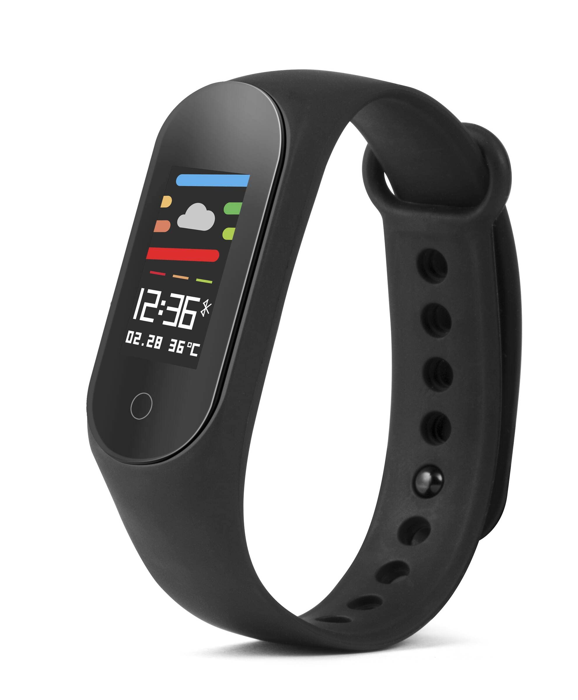 Technaxx Germany Fitness Tracker Exercise Watch Smart Band Activity Tracker with Heart Rate Sleep Monitor TX-HR6