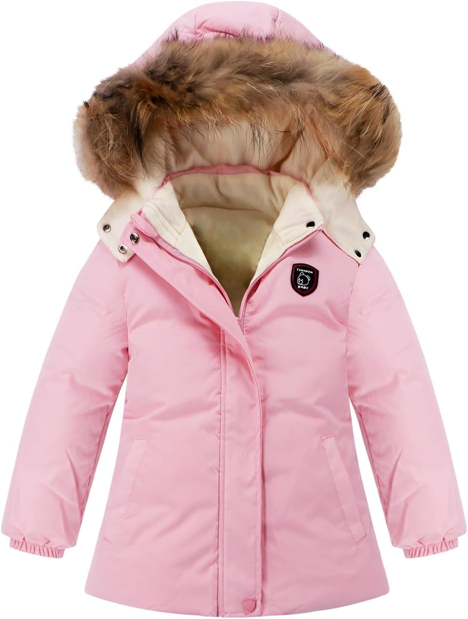 toddler baby boys girls winter snowsuit coat kids snow pants jacket suit clothes - Image 2