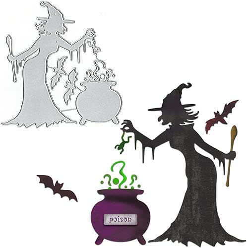 Miniatura 6 de Troqueles de corte de calabaza de Halloween para hacer tarjetas, caja de dulces de Halloween, herramienta de plantilla de plantilla para álbumes de