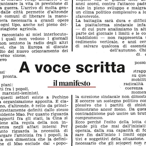 A voce scritta copertina
