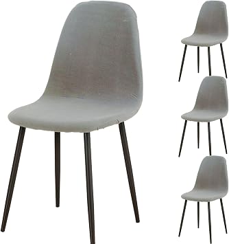 Vapor Fitness Shell Chair Covers, Stretch Fabric for Dining Chairs
