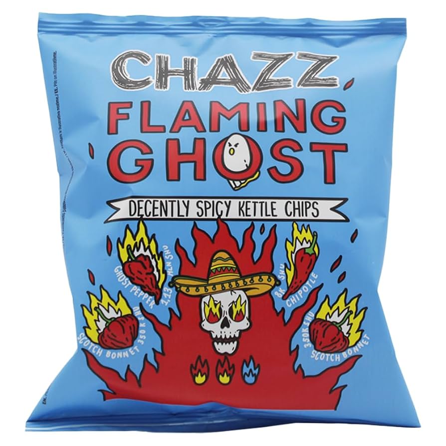 Amazon.co.jp: チャズチップス フレイミングゴースト 50g : 食品