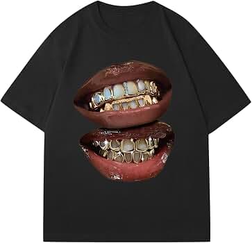 Verdusa Women's Plus Size Graphic Tees Y2K Oversizzed Tees Drop