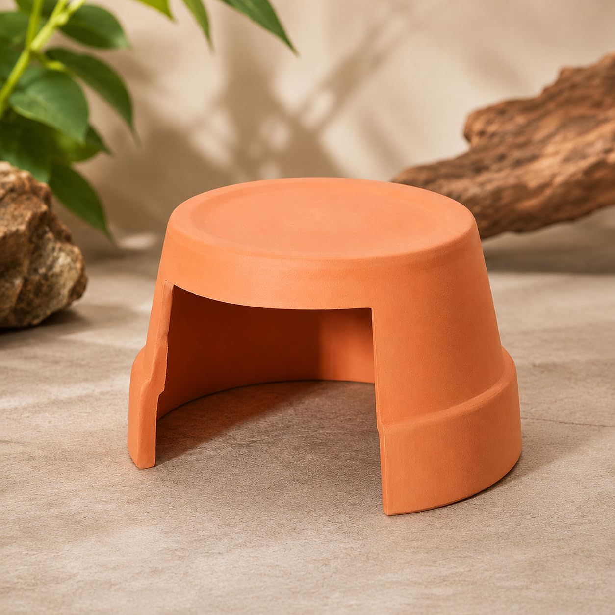 Casetta criceti in ceramica, rifugio fresco per roditori, nascondiglio stabile terracotta, per piccoli animali, 15cm Nest 2 Pack, Upgraded Heightened Model