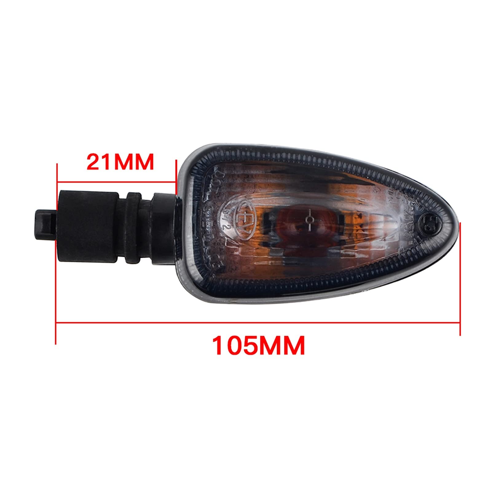 Three T Clignotant De Moto Témoin Lumineux Lampe Pour HP2