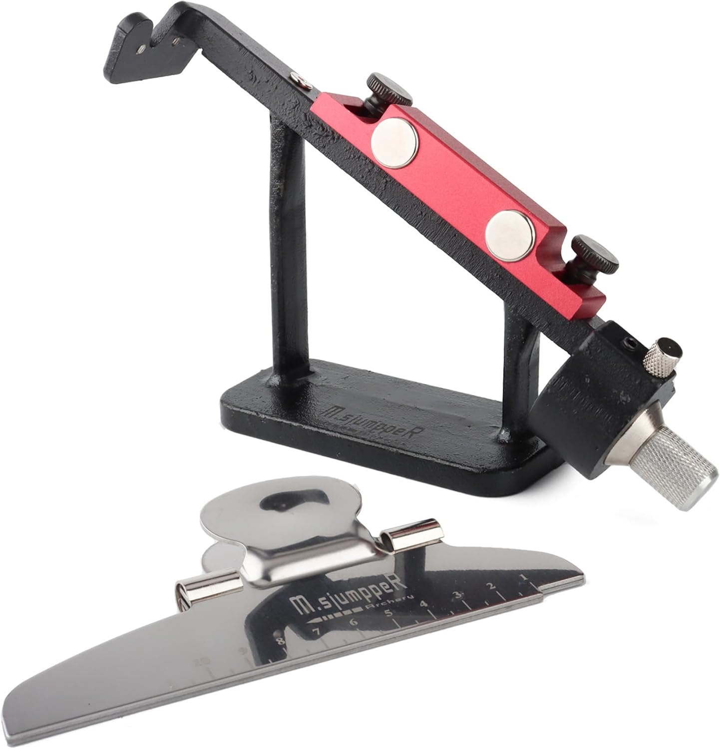 Fletching Jig Adjustable Fletches Tool with Straight Clamp for DIY Arrows Shafts