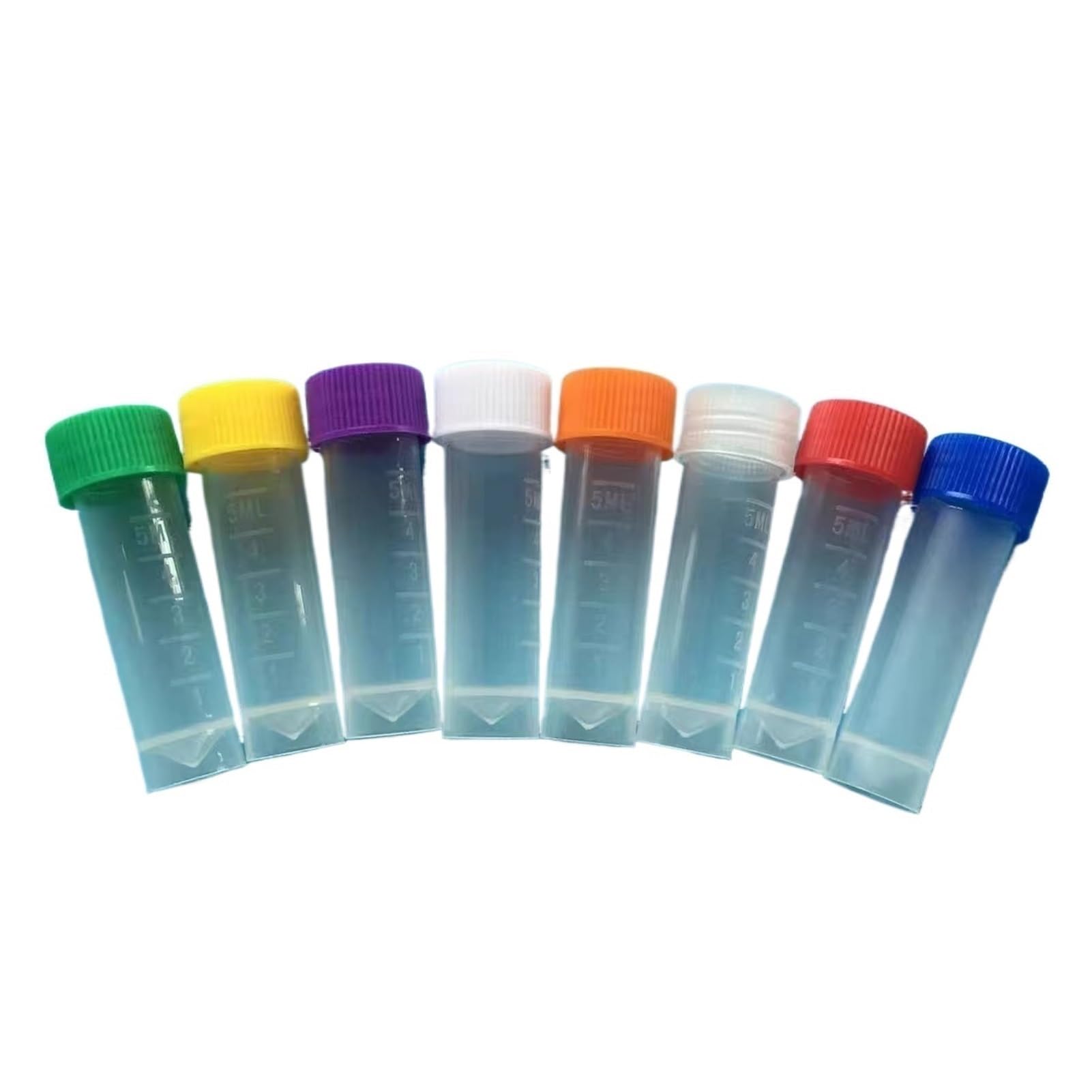 Tube de stockage d'encre 5ml transparent pour éviter les fuites de réactifs en laboratoire