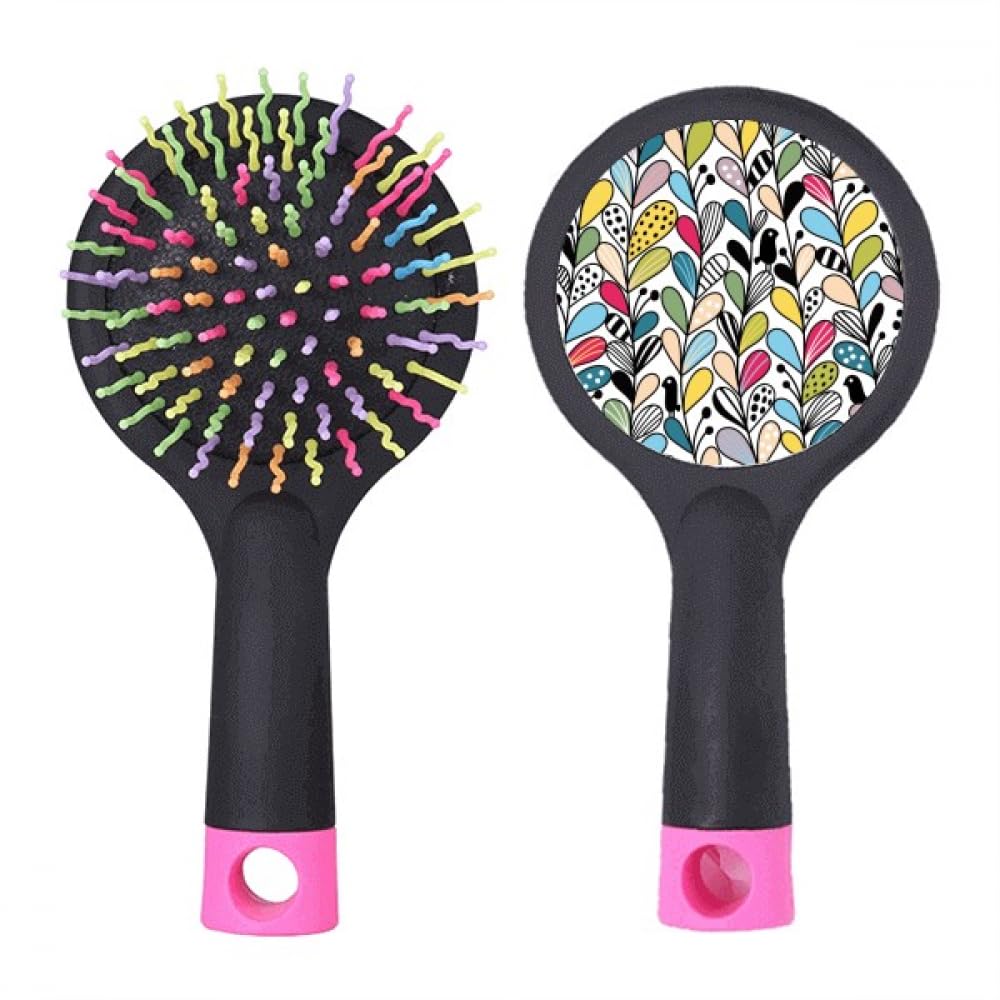 Brosse à cheveux démêlante d'art avec coussin d'air haute performance