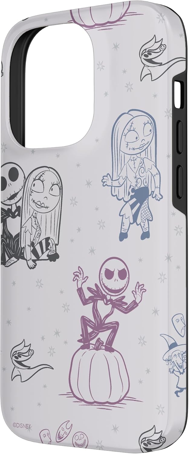 Tim Burton's The Nightmare Before Christmas Jack and Sally Case for iPhone 14 Pro